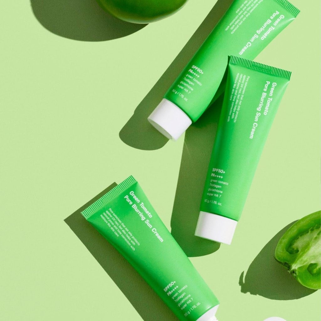 Sungboon Editor Green Tomato Sun Cream - Gözenek Sıkılaştırıcı ve Aydınlatıcı Güneş Kremi 50 g