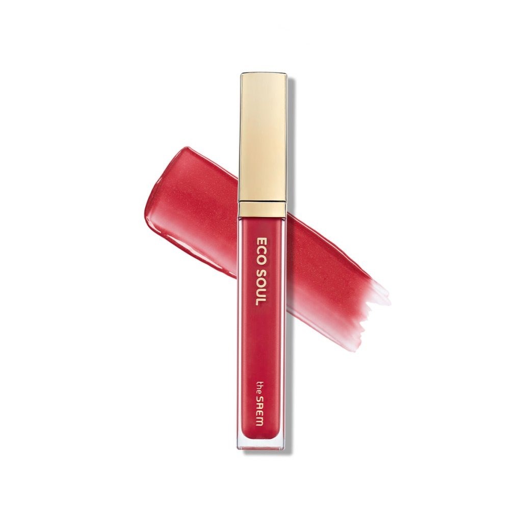 The Saem Eco Soul Shine Lip Gloss - Işıltılı Dudak Parlatıcı Modern Fig