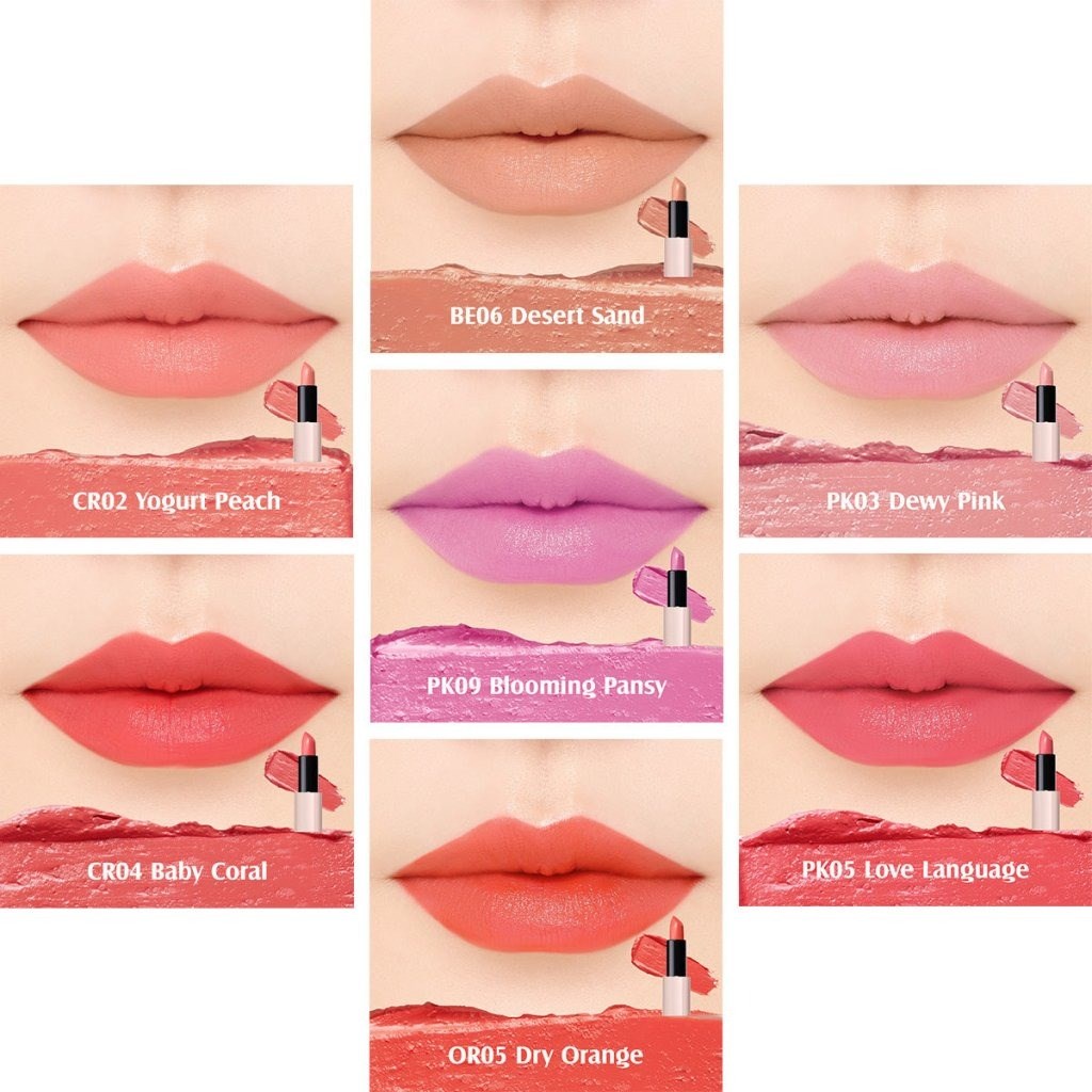 The Saem Kissholic Lipstick - Intense Parlak Ruj Blooming Pansy
