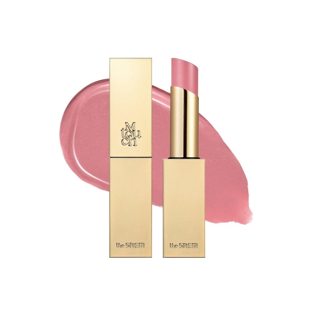 The Saem M Touch Shine Lipstick - Simli Parlak Ruj Red Show
