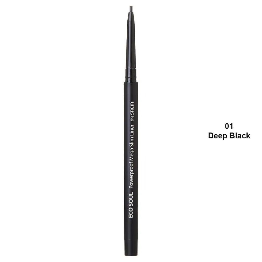 The Saem Mega Slim Eyeliner - Deep Black İnce Eyeliner