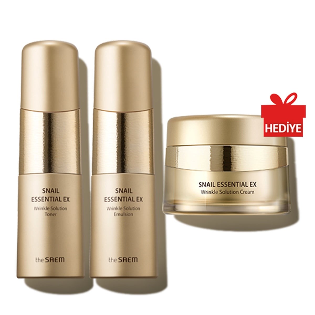 The Saem Snail Essential Ex Wrinkle Solution Skin Care Set