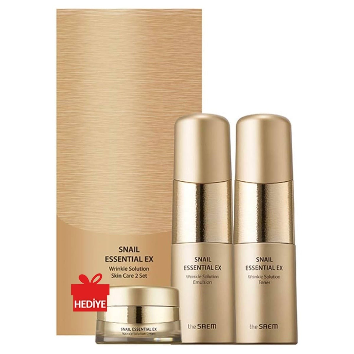 The Saem Snail Essential Ex Wrinkle Solution Skin Care Set