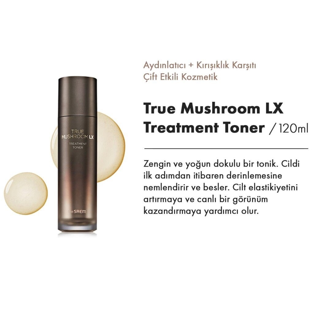 The Saem True Mushroom Set - Kırışıklık Karşıtı Cilt Bakım Seti