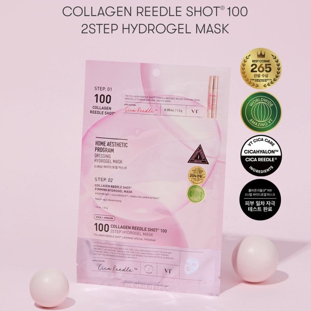 VT Cosmetics Collagen Shot Mask - 2 Adım Sıkılaştırıcı Maske