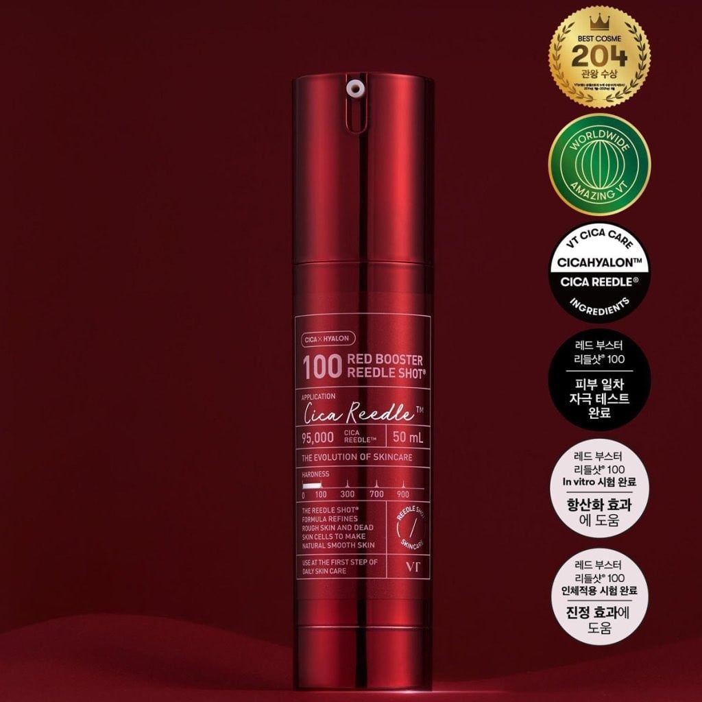 VT Cosmetics Red Booster Reedle Shot 100 - Başlangıç Aydınlatıcı