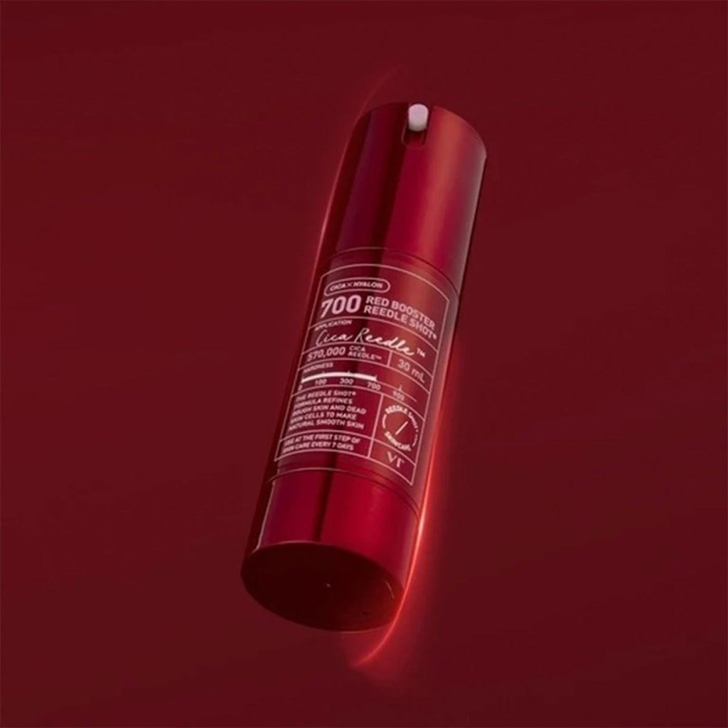 VT Cosmetics Red Booster Reedle Shot 700 - Aydınlatıcı Spikül Serum