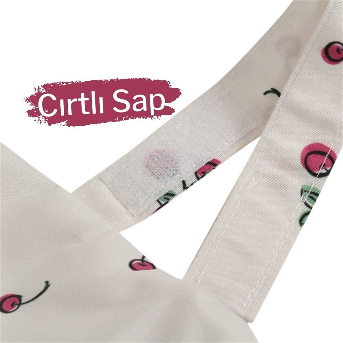 Temiz & Islak/Kirli 2'li Çanta Seti Cherry (Kiraz)