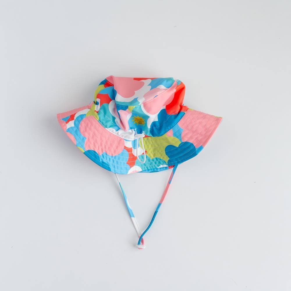 UV Korumalı Şapka - Floral / Çiçekler 1-7 Yaş Uyumlu