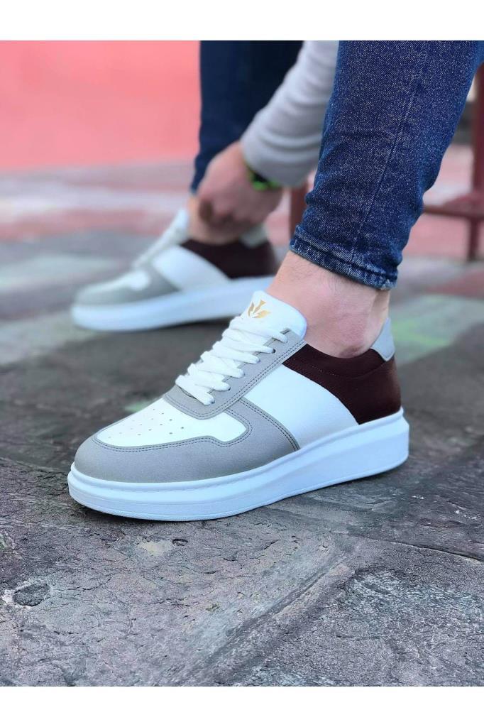  WG011 Beyaz Taba Erkek Casual AyakkabıWagoon WG011 Beyaz Taba Erkek Casual Ayakkabı