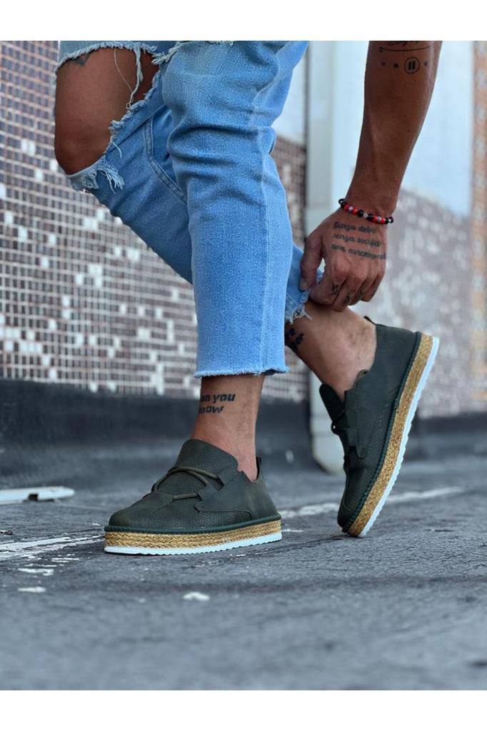  WG015 Haki Erkek Casual Ayakkabı WG015 Haki Erkek Casual Ayakkabı