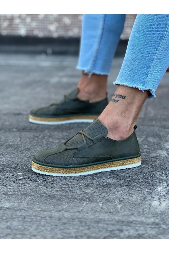  WG015 Haki Erkek Casual Ayakkabı WG015 Haki Erkek Casual Ayakkabı
