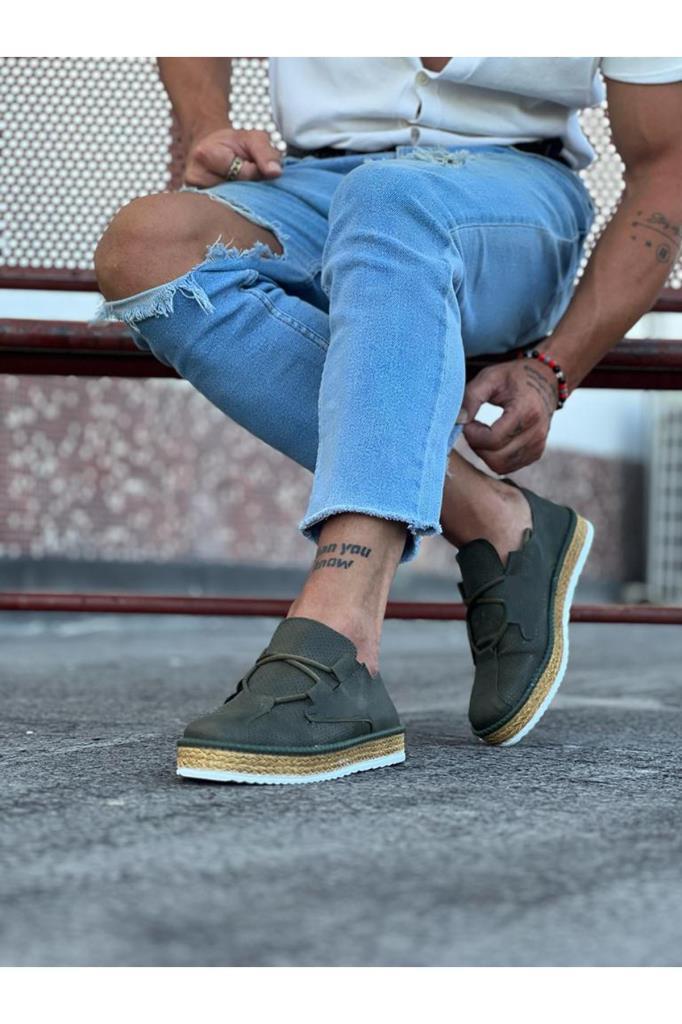  WG015 Haki Erkek Casual Ayakkabı WG015 Haki Erkek Casual Ayakkabı