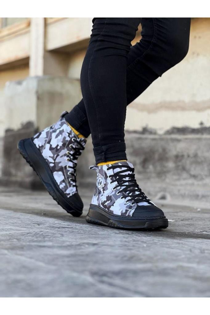  WG017 Acık Askeri Erkek Yarım Bilek Casual AyakkabıWagoon WG017 Acık Askeri Erkek Yarım Bilek Casual Ayakkabı