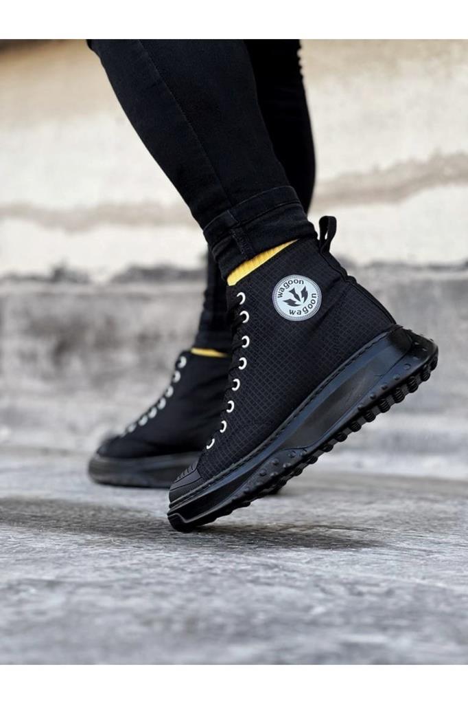  WG017 Kömür Erkek Yarım Bilek Casual AyakkabıWagoon WG017 Kömür Erkek Yarım Bilek Casual Ayakkabı