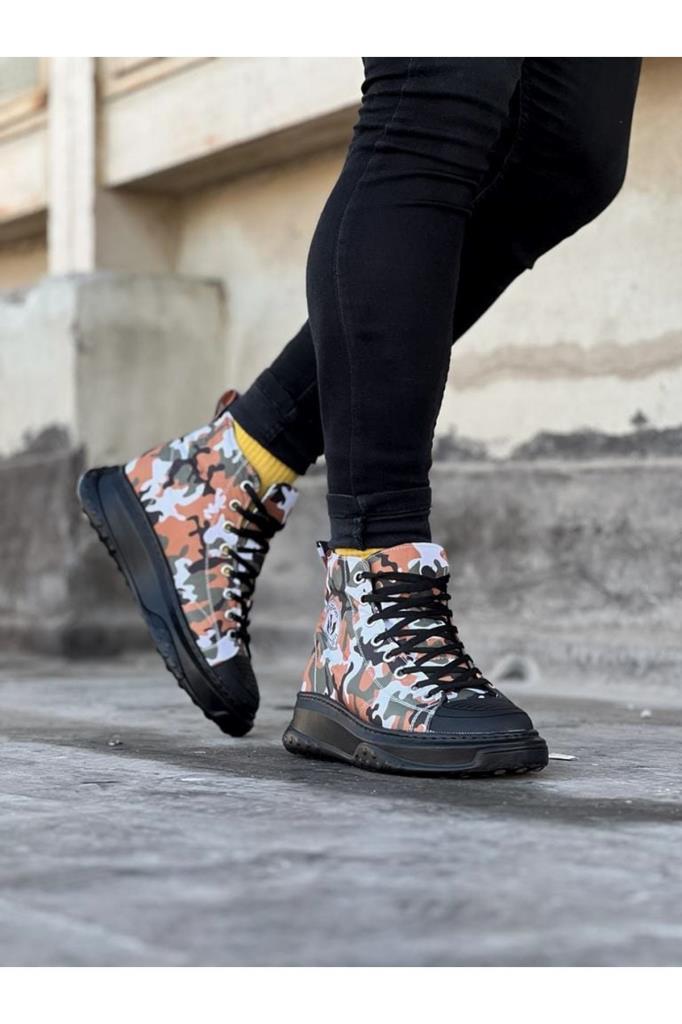  WG017 Koyu Askeri Erkek Yarım Bilek Casual AyakkabıWagoon WG017 Koyu Askeri Erkek Yarım Bilek Casual Ayakkabı