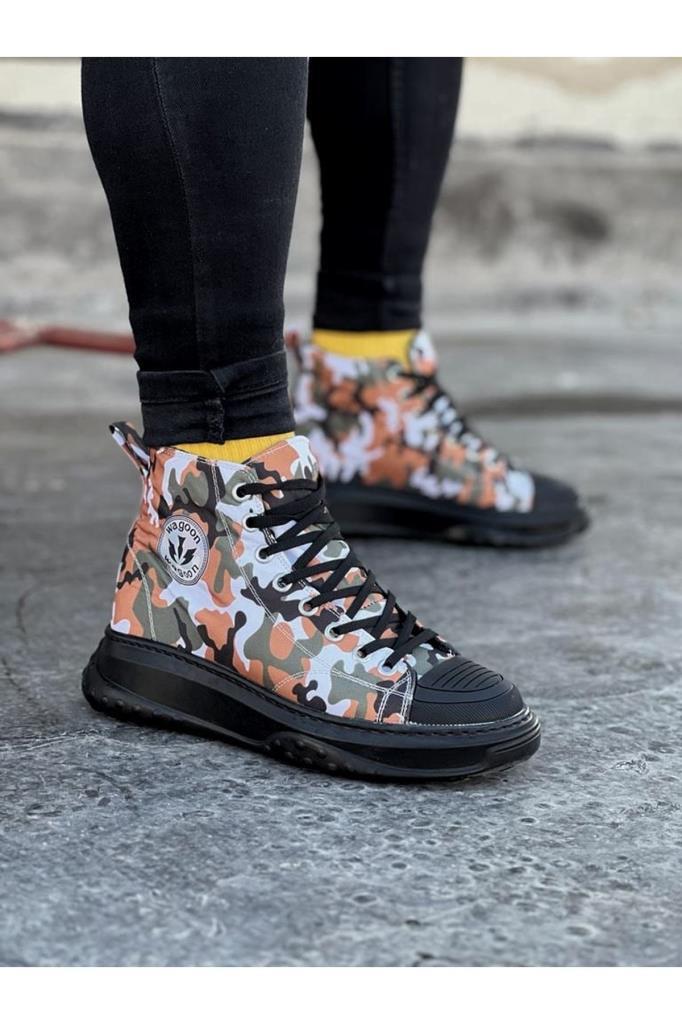  WG017 Koyu Askeri Erkek Yarım Bilek Casual AyakkabıWagoon WG017 Koyu Askeri Erkek Yarım Bilek Casual Ayakkabı