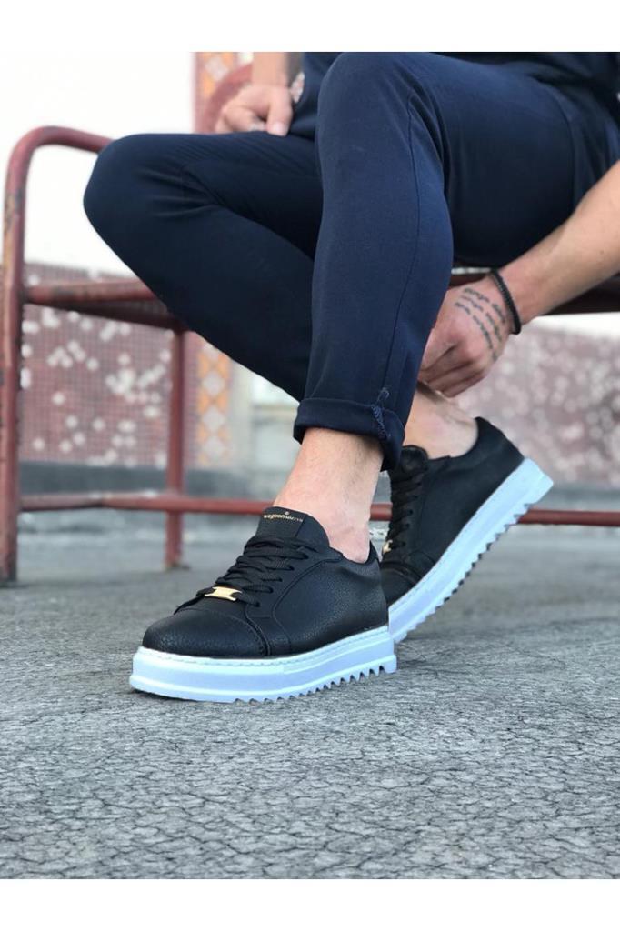  WG025 Siyah Erkek Casual AyakkabıWagoon WG025 Siyah Erkek Casual Ayakkabı