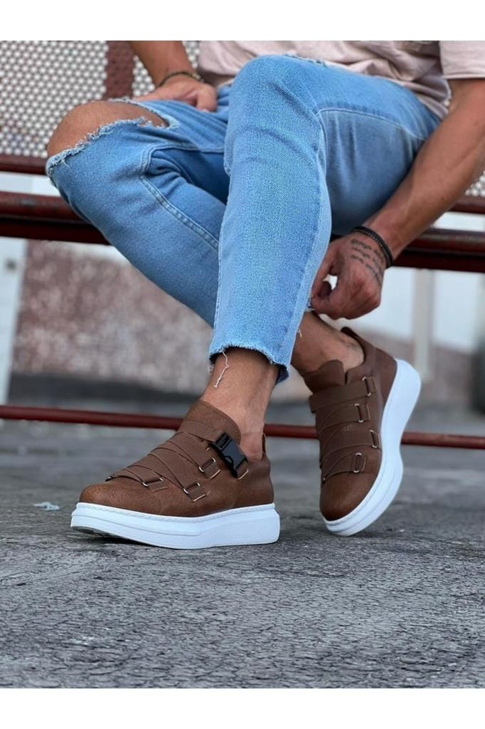  WG033  Taba Erkek Yüksek Taban  AyakkabıWagoon WG033  Taba Erkek Yüksek Taban  Ayakkabı