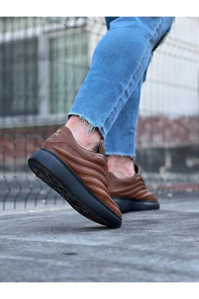  WG094 Taba Siyah Erkek Casual AyakkabıWagoon WG094 Taba Siyah Erkek Casual Ayakkabı