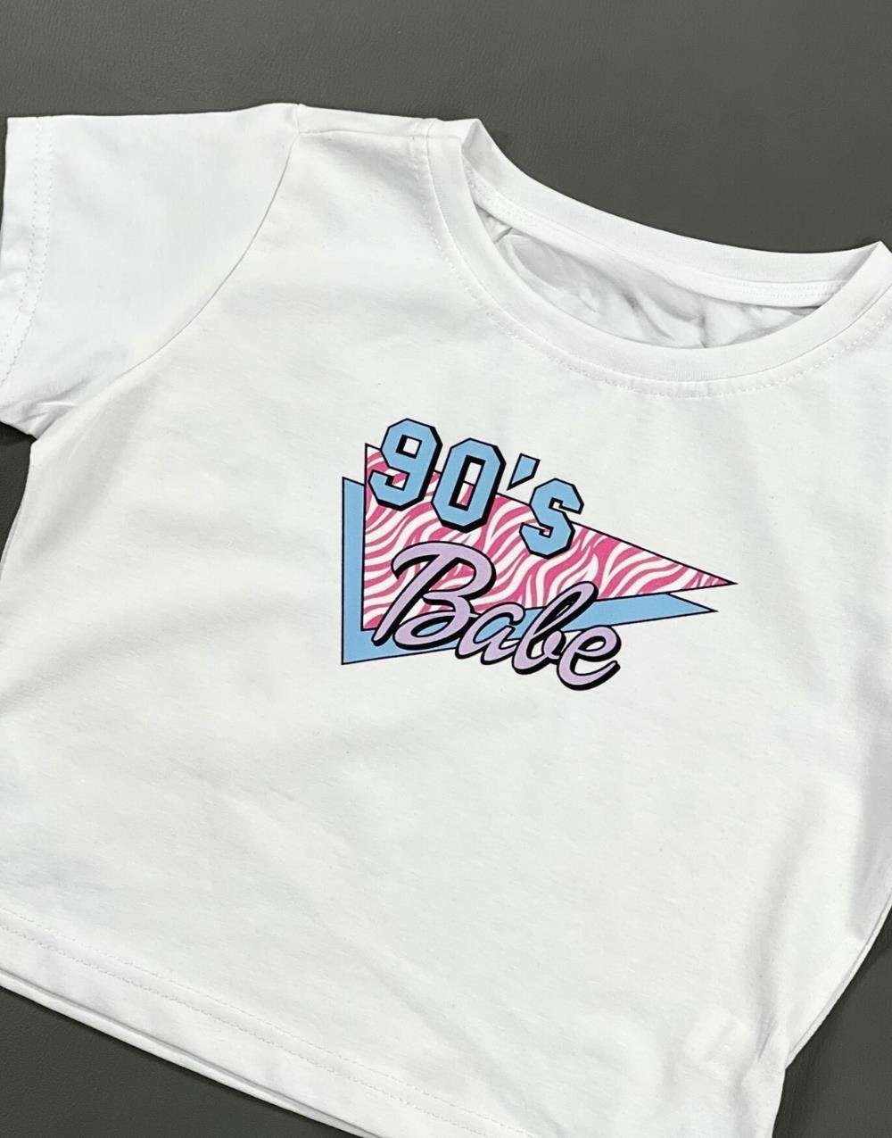 90s Baby Kadın Crop Tşört90s Baby Kadın Crop Tşört