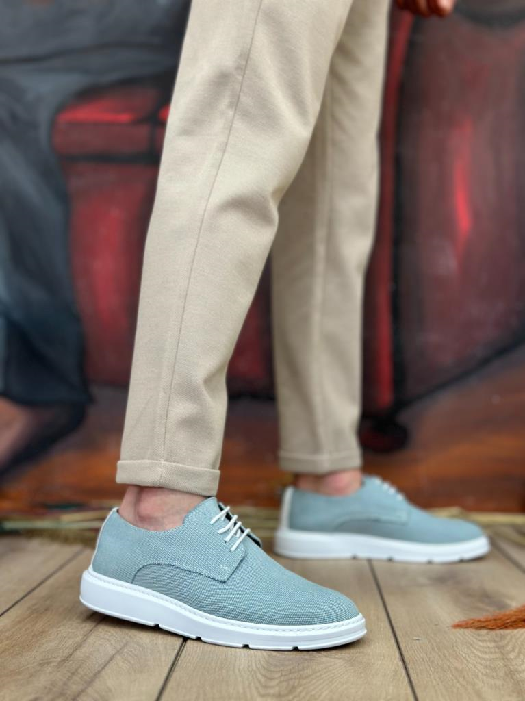 BA0003 Bağcıklı Klasik Spor Keten Turkuaz Yüksek Taban Casual Erkek AyakkabıBA0003 Bağcıklı Klasik Spor Keten Turkuaz Yüksek Taban Casual Erkek Ayakkabı