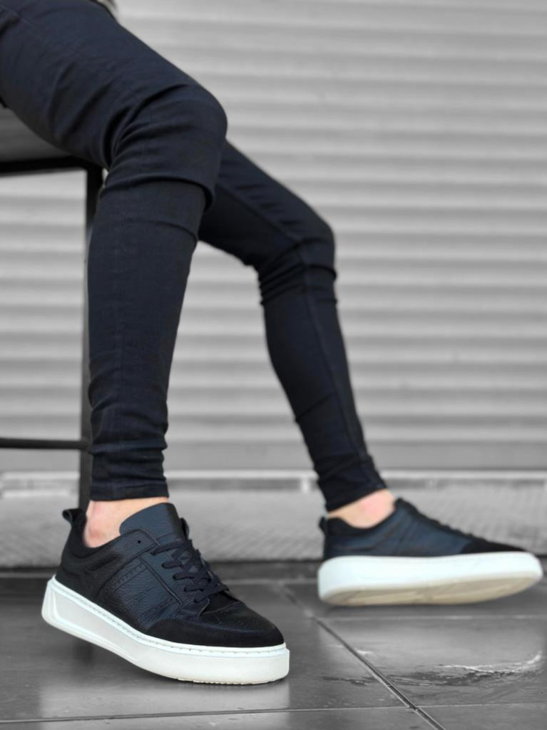 BA0314 İçi Dışı Hakiki Deri Bağcıklı Siyah Klasik Erkek AyakkabısıBA0314 İçi Dışı Hakiki Deri Bağcıklı Siyah Klasik Erkek Ayakkabısı