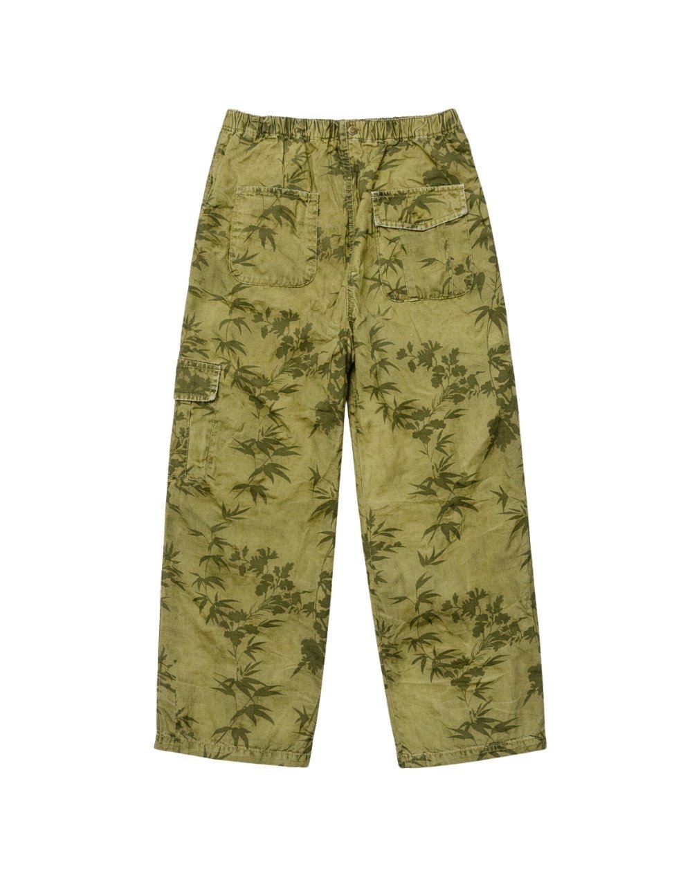 Baggy Floral Bambu Kargo Unisex PantolonBaggy Floral Bambu Kargo Unisex Pantolon