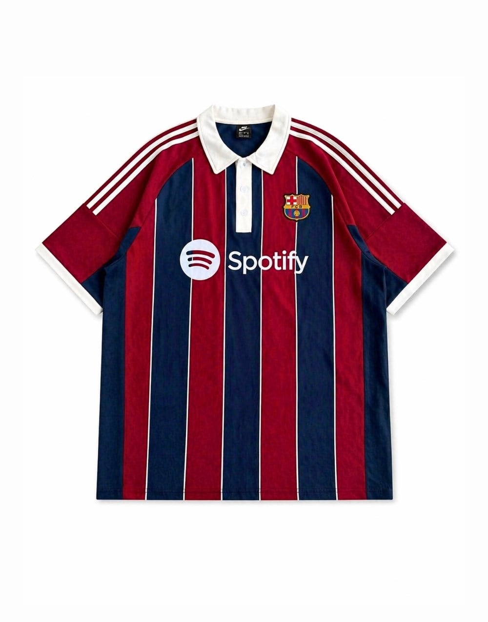 Barcelona Oversize Polo Yaka Tişört