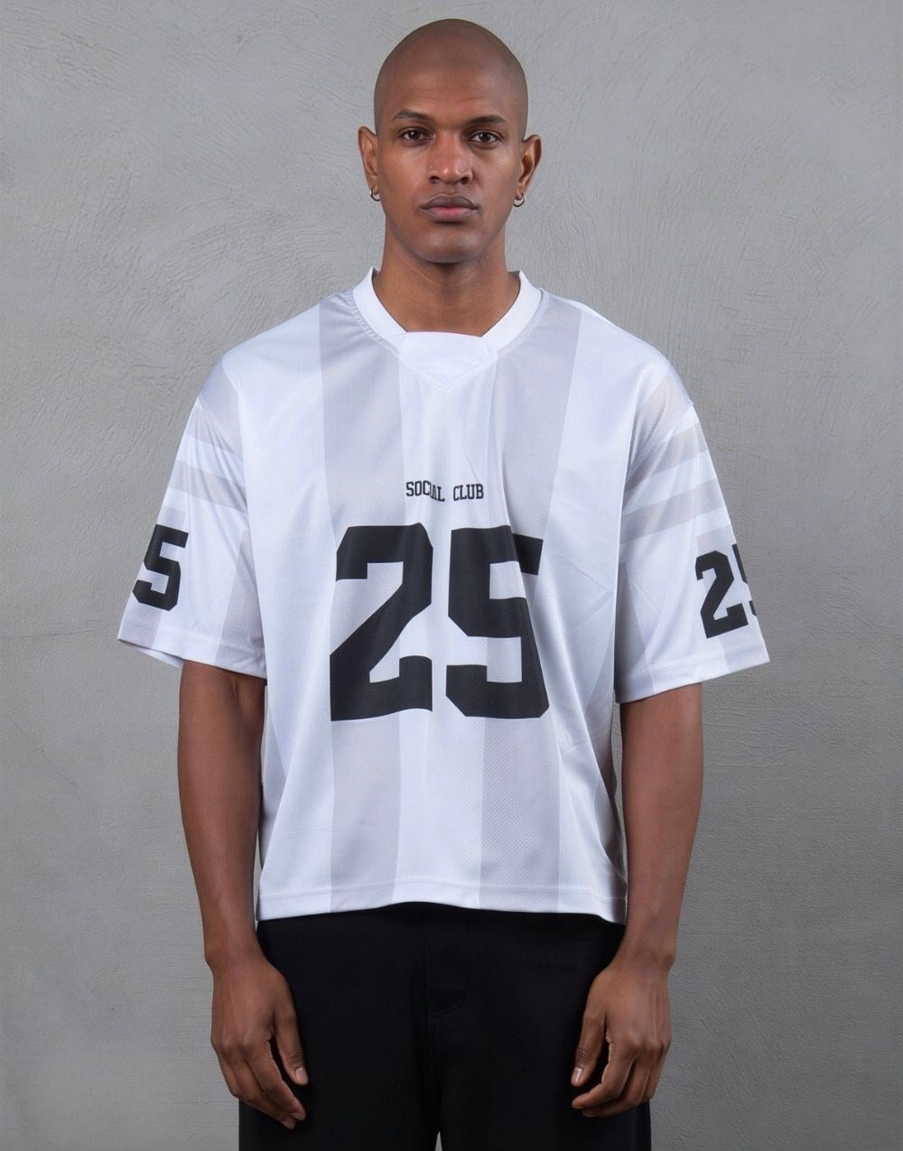 Boxy Fit Social Club Oversize TişörtBoxy Fit Social Club Oversize Tişört
