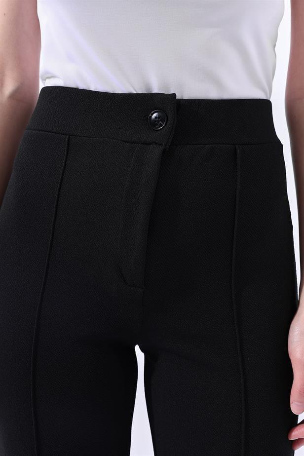 BPM Çımalı Pantolon Siyah