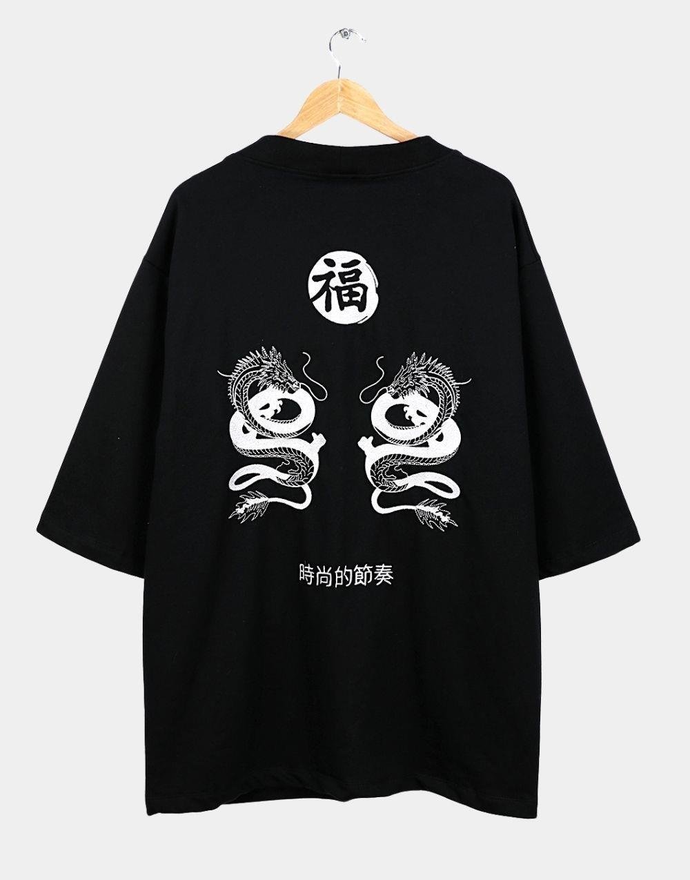 BPM Design Dragon Onesize Kimono