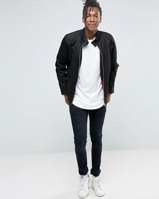 Bpm Long Line Basic Erkek Tişört BeyazBpm Long Line Basic Erkek Tişört Beyaz