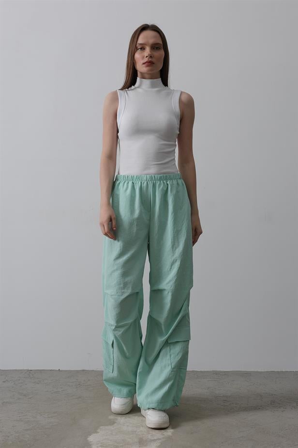 Bpm Paraşüt Cargo Pantolon - Mint