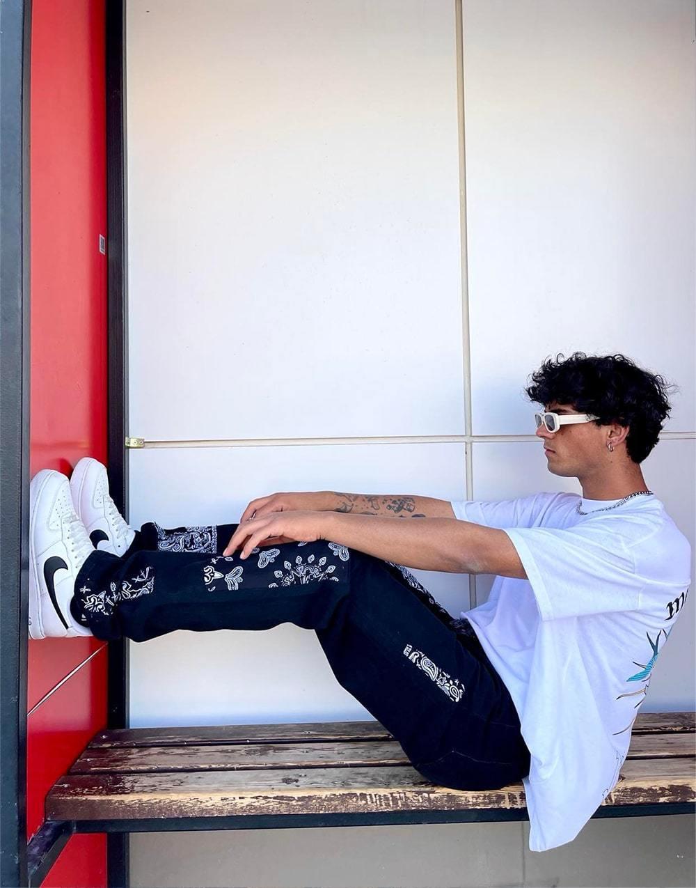 BPM Vip Bandana Design Erkek Kot PantolonBPM Vip Bandana Design Erkek Kot Pantolon