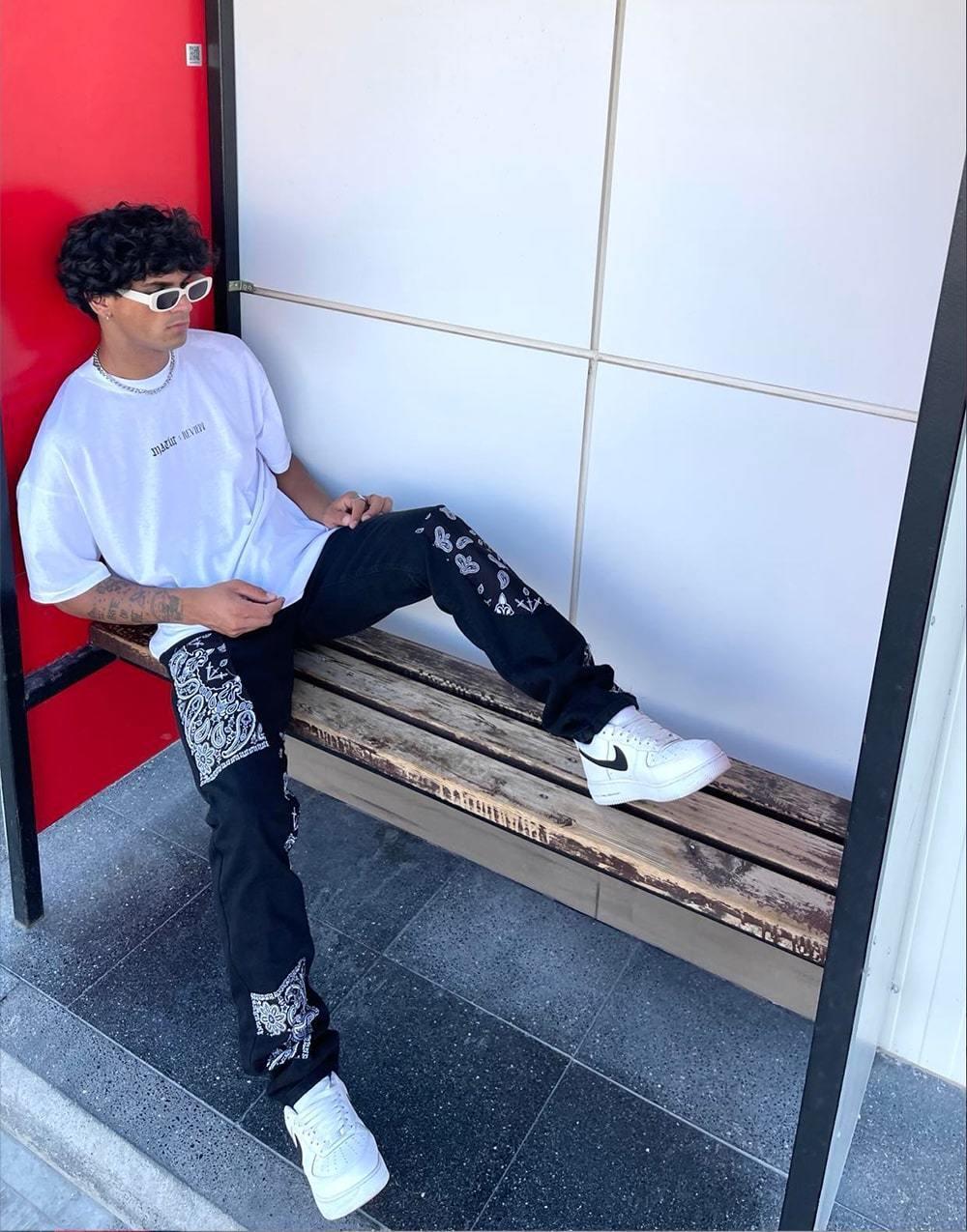 BPM Vip Bandana Design Erkek Kot PantolonBPM Vip Bandana Design Erkek Kot Pantolon