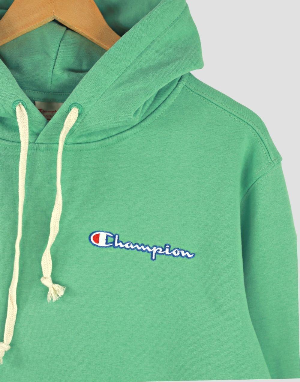 Champion Regular Kapüşonlu Sweatshirt YeşilChampion Regular Kapüşonlu Sweatshirt Yeşil