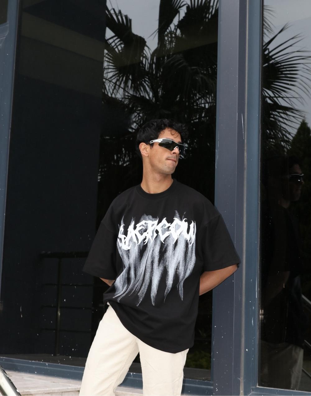 DAD Horror Flame Oversize T-ShirtDAD Horror Flame Oversize T-Shirt