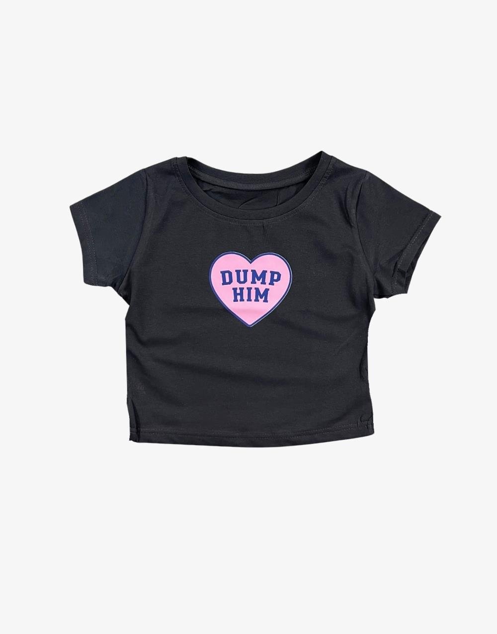 Dump Him Kadın Crop TişörtDump Him Kadın Crop Tişört