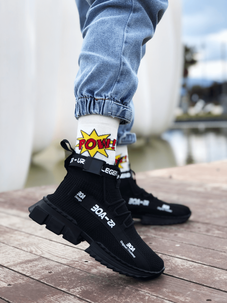 Erkek Zr-x700 Tarz Siyah Taban Spor AyakkabıErkek Zr-x700 Tarz Siyah Taban Spor Ayakkabı