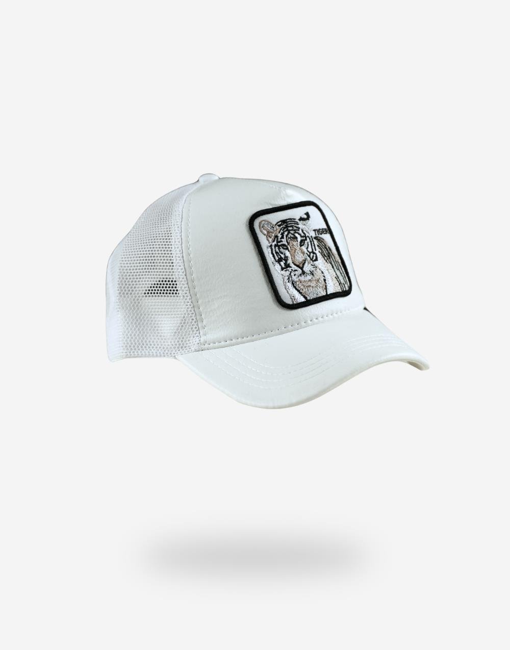 Goorin Bros Animal Farm Trucker Tiger Leaether