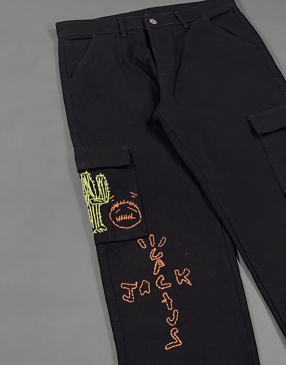 Jack Cactüs Baggy Kargo Designer Pantolon