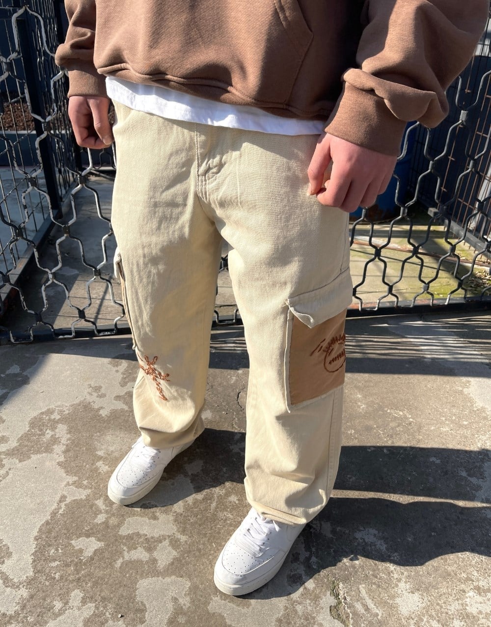 Jack Cactus Premium Designer Baggy Kargo Pantolon