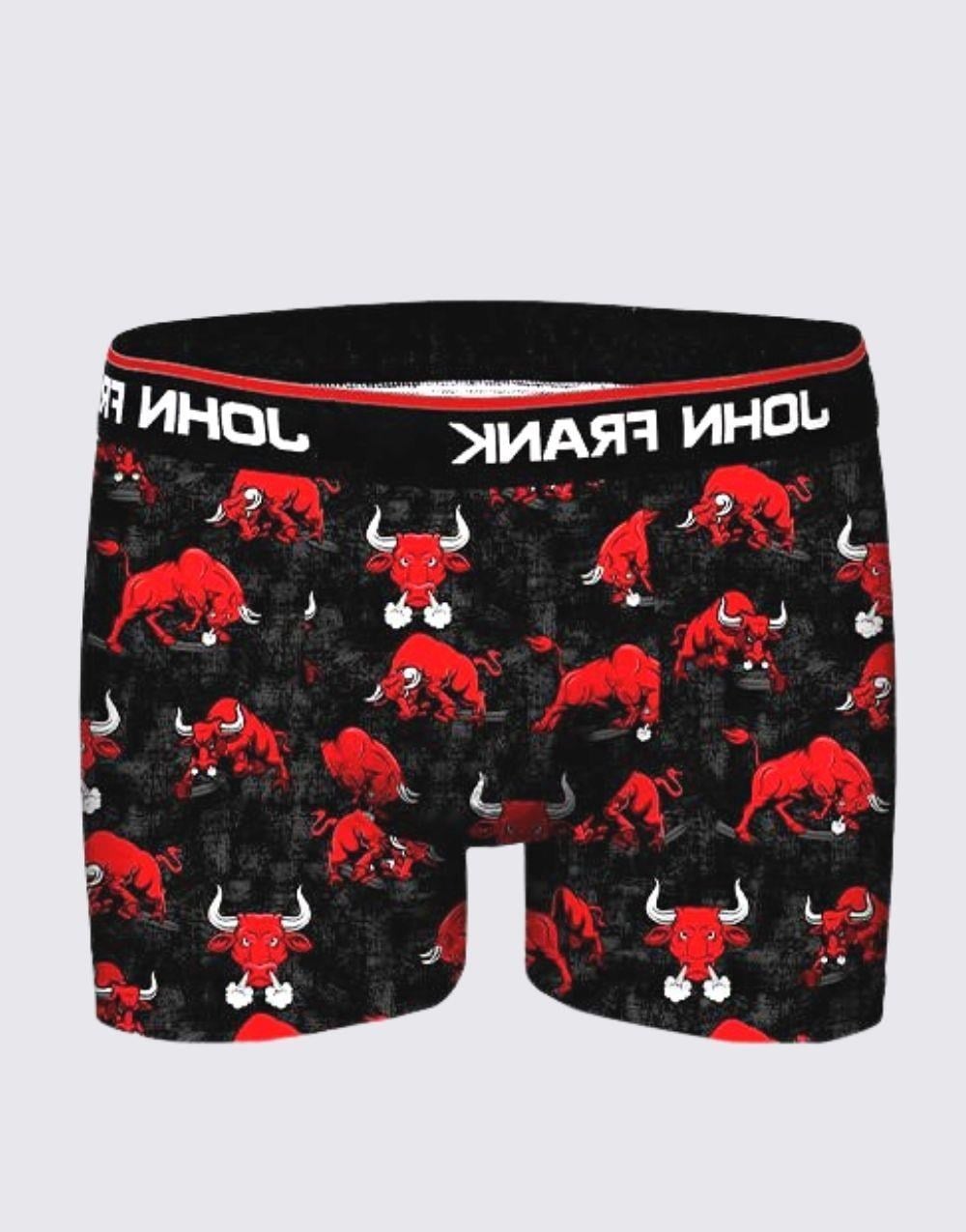 John Frank Dijital Erkek Boxer - BullsJohn Frank Dijital Erkek Boxer - Bulls