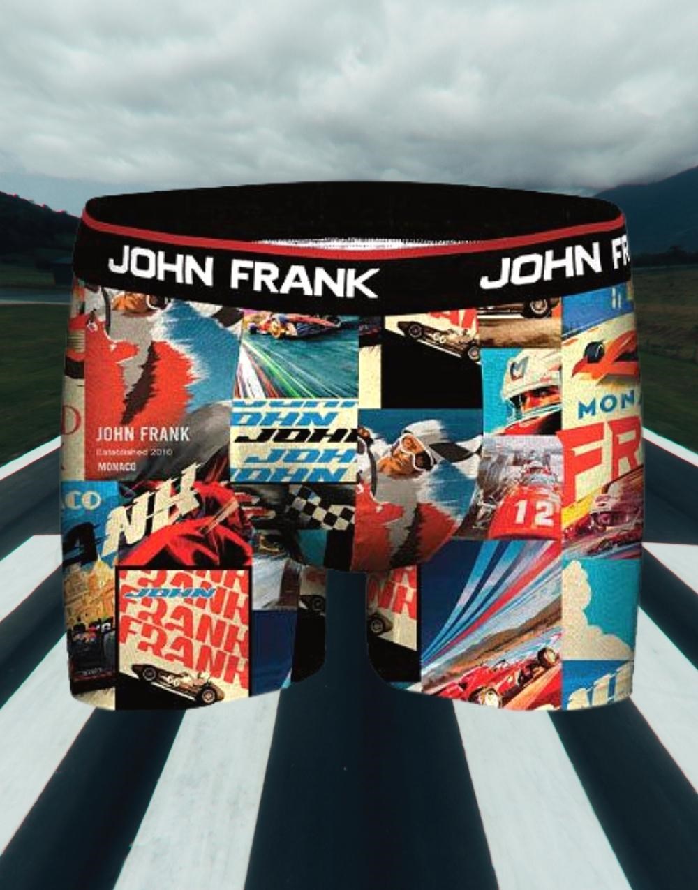 John Frank Dijital Erkek Boxer Racer