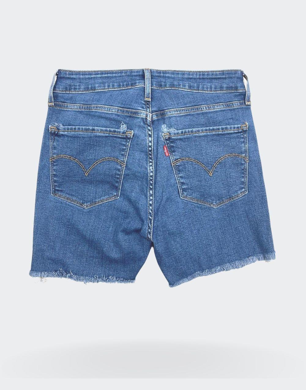 Lives Likralı Kot Şort Kadın MaviLives Likralı Kot Şort Kadın Mavi