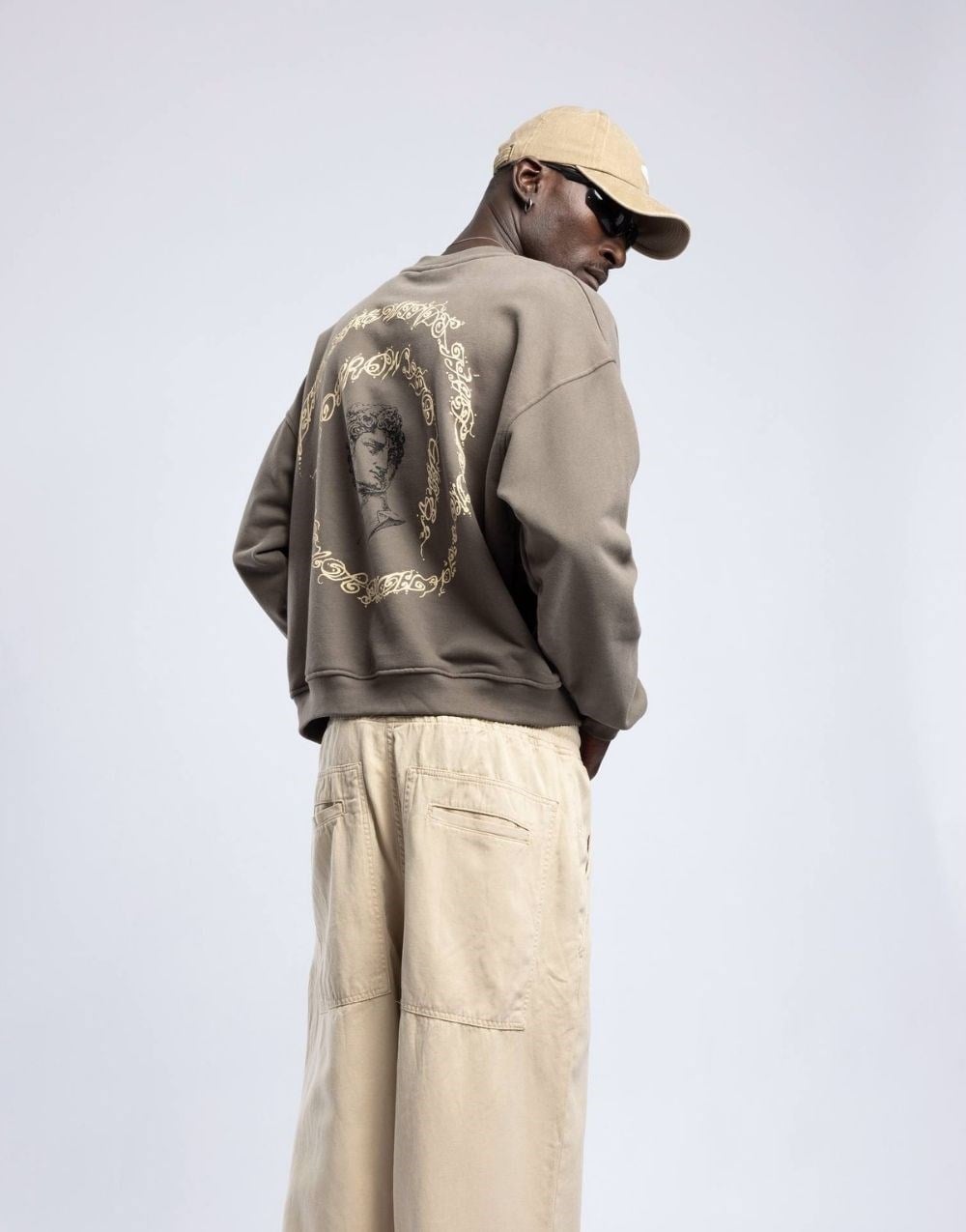 Mythology Boxy Oversize Bisiklet Yaka Sweatshirt