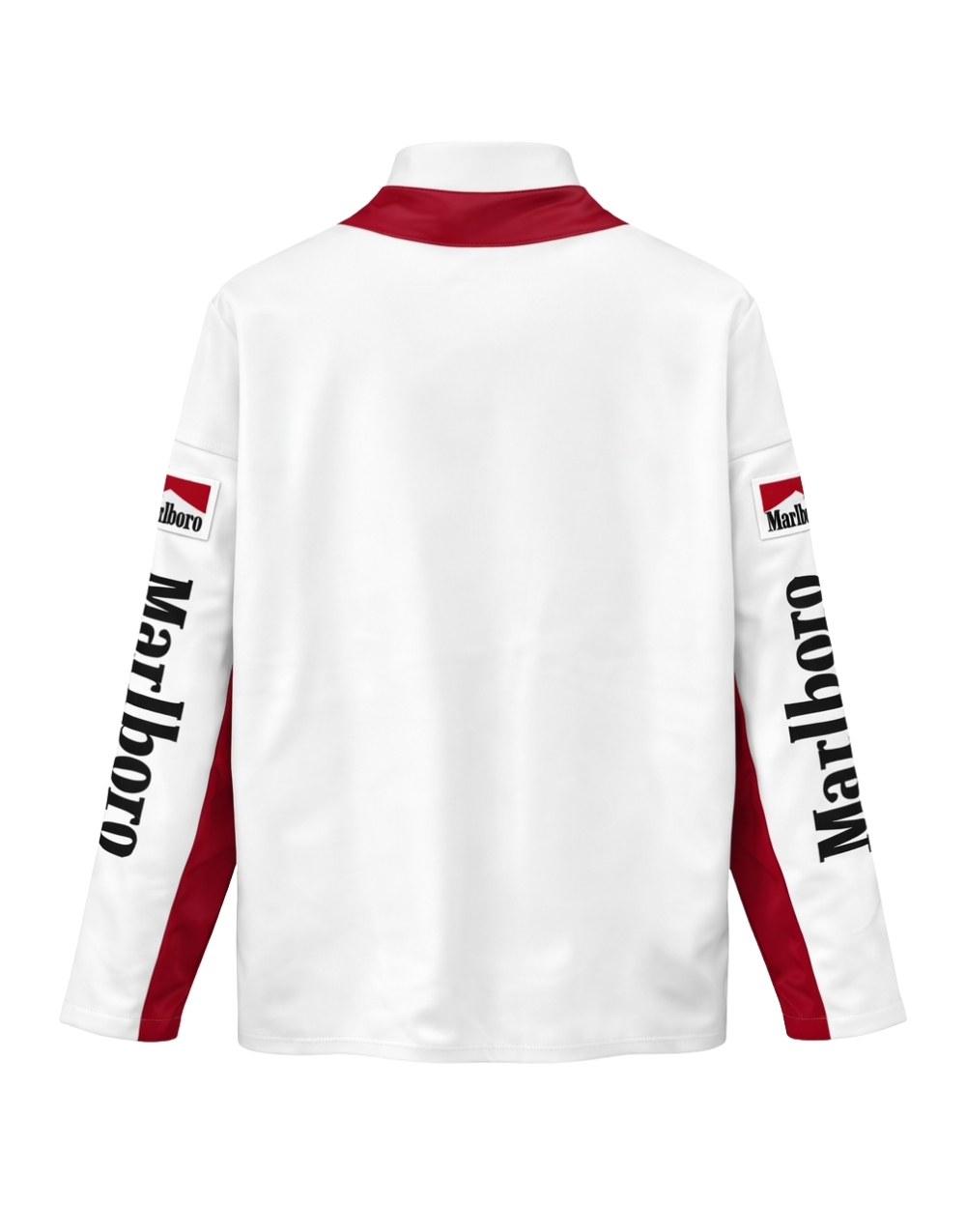 Oversize Marlboro Nakışlı Spor Ceket