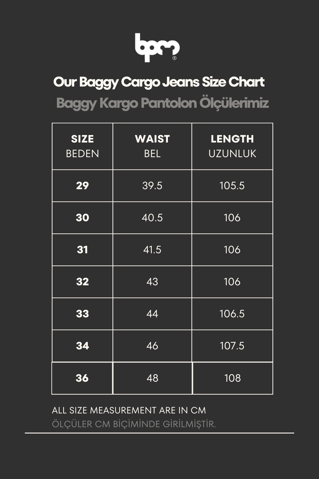 Premium Baggy Kargo PantolonPremium Baggy Kargo Pantolon