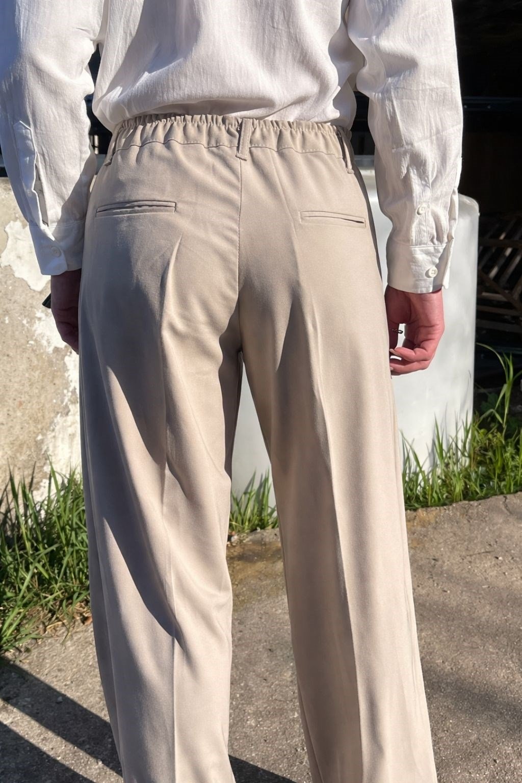 Premium Baggy Kumaş Pantolon BejPremium Baggy Kumaş Pantolon Bej
